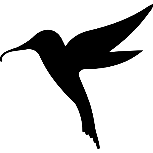 Hummingbird bird shape
